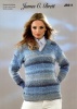 Knitting Pattern - James C Brett JB511 - Northern Lights DK - Sweater